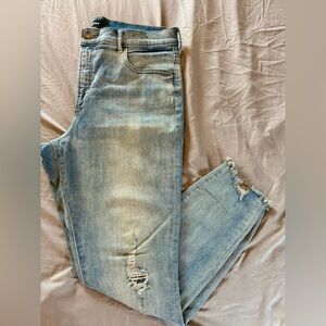 Express Skinny High Rise Denim Perfect Jeans